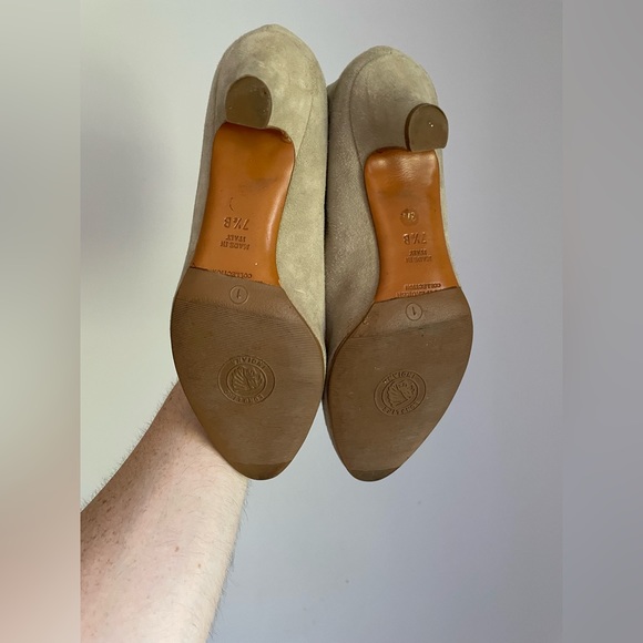 Ralph Lauren Purple Label Fold Over Heeled Boots Womens Size 7.5 - Picture 3 of 7